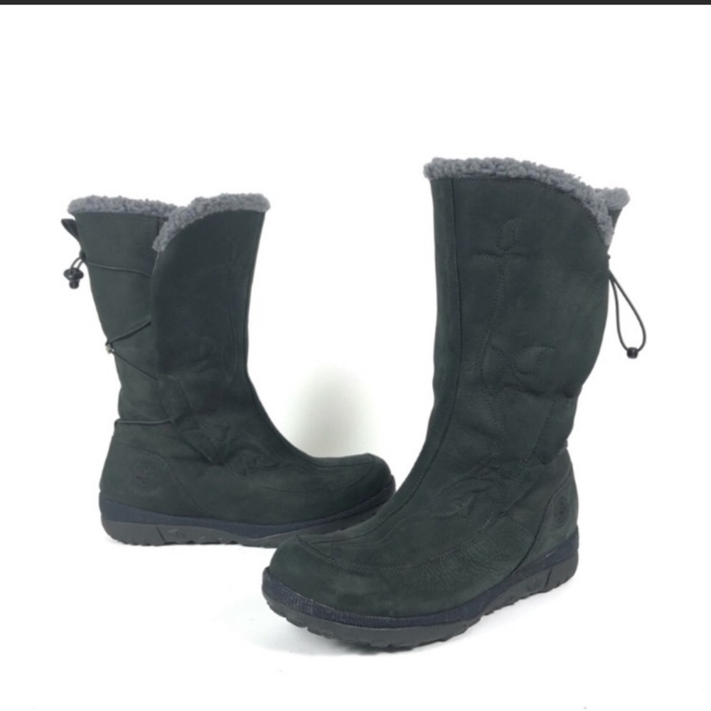 Timberland waterproof leather snow winter boots.